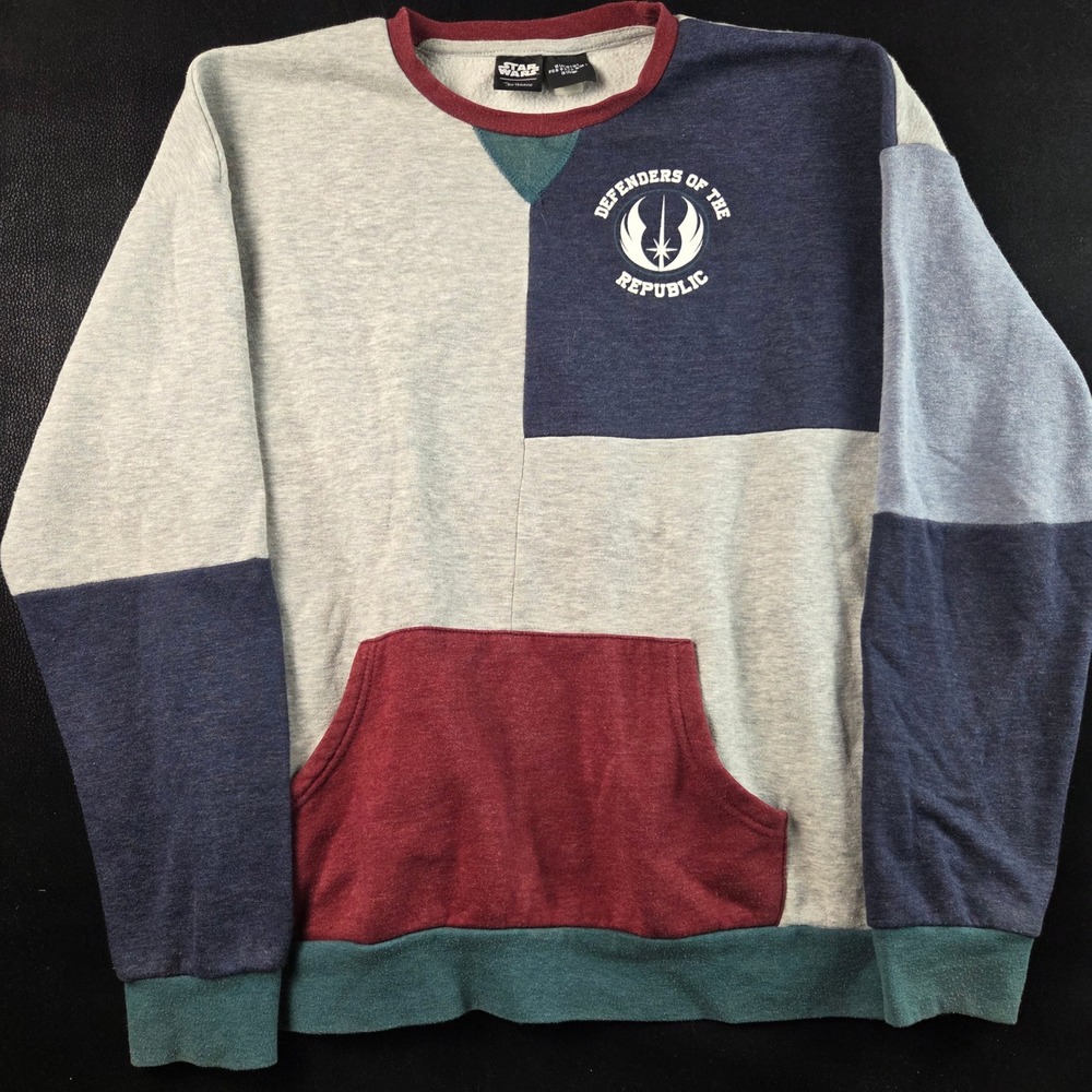 Star Wars Our Universe Skywalker Academy Colorblock Sweatshirt Mens Small